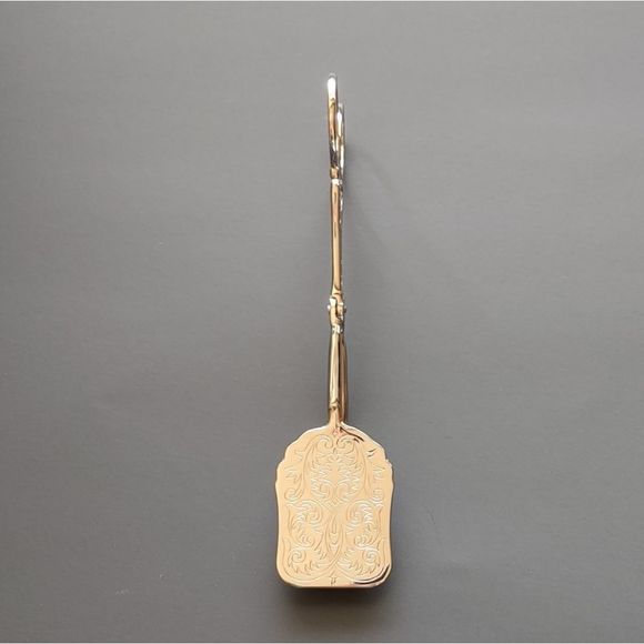 Vintage Silver Plated Pastry Server Tongs - Picture 3 of 5